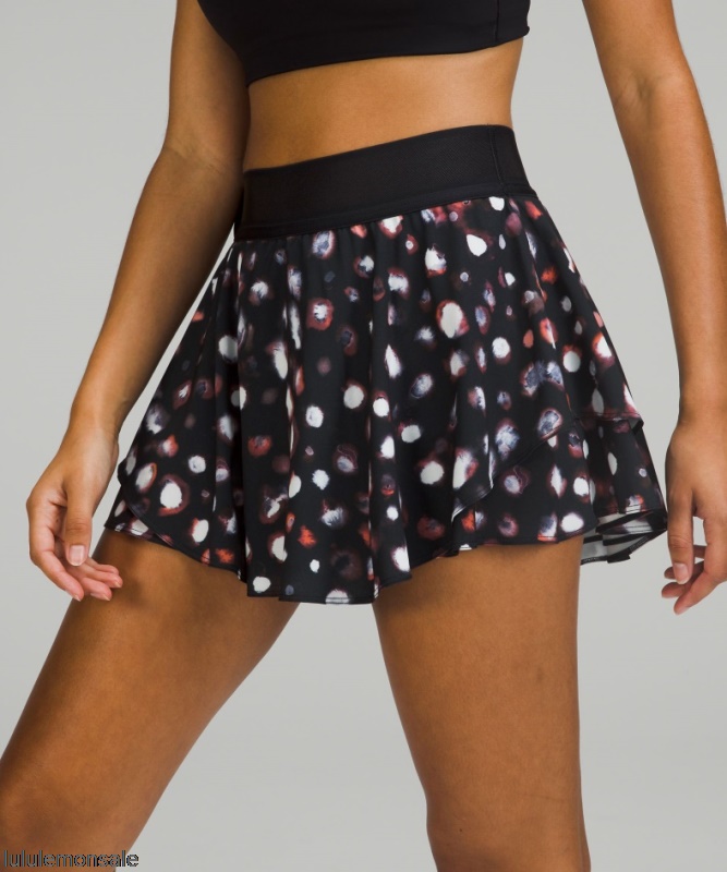 Lululemon Damen DELULU400 | Lululemon Deutschland Orange Multi-Court-Rivale-Hochhausrock